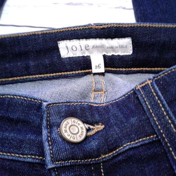 JOIE Mid Rise Flare Ravine Wash Jeans Size 26 - Picture 4 of 6